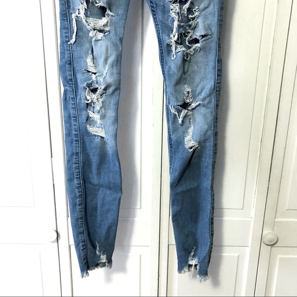 Hollister High-Rise Super Skinny Jeans Size 3Long - Picture 3 of 5